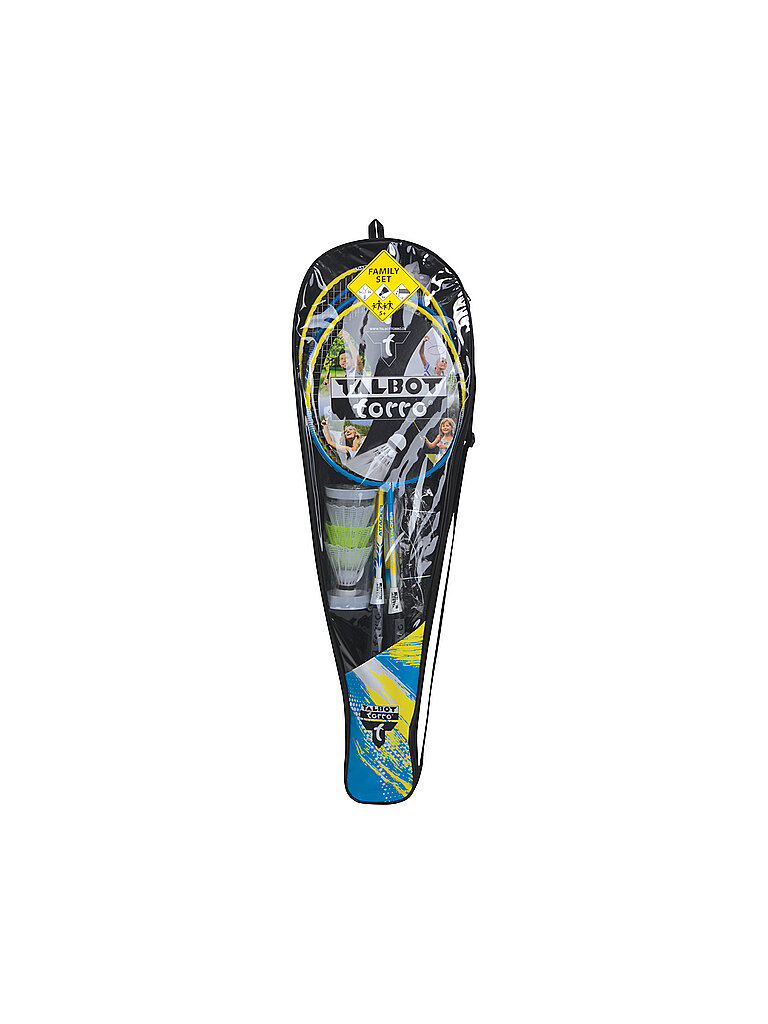 TALBOT TORRO Badminton Set Attacker Family blau